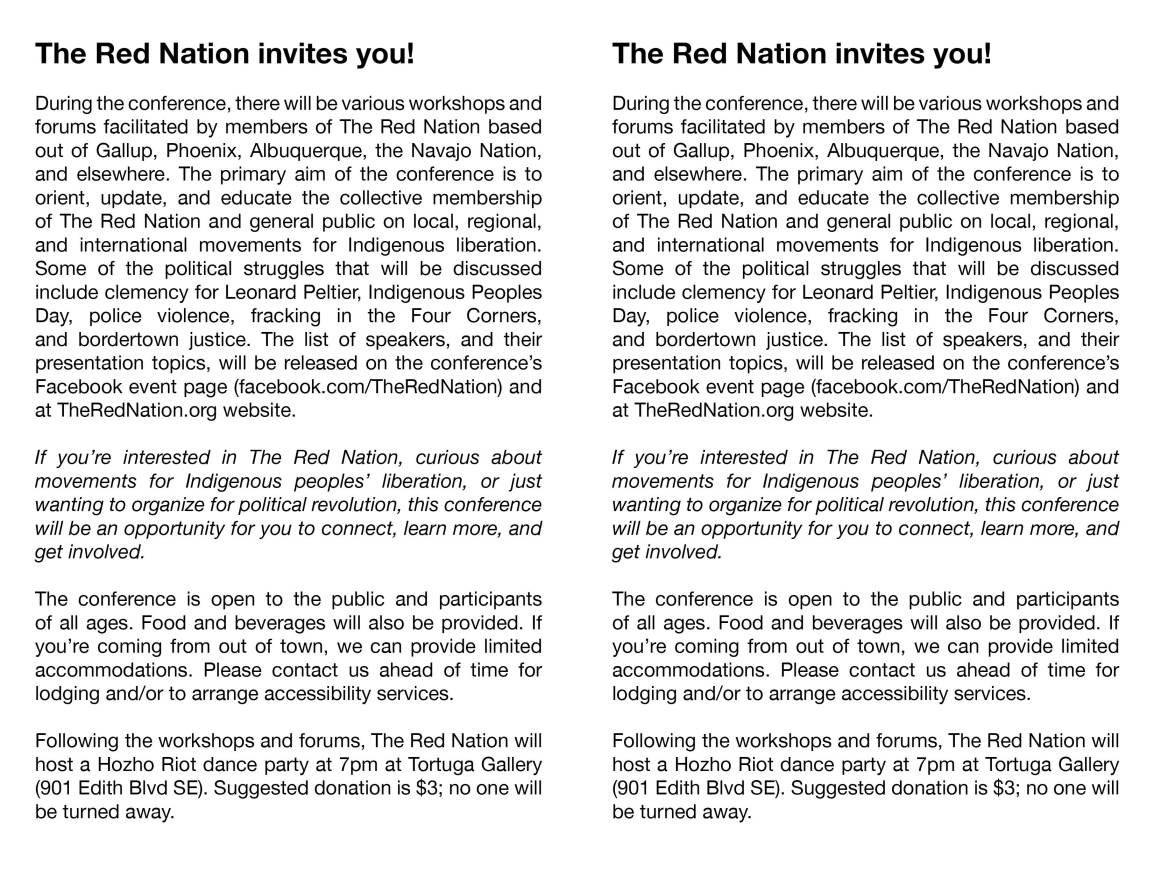 2016-8-13 - trn - native liberation conference - flyer2
